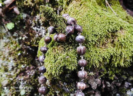 Αγιορείτικο Εργόχειρο Λαιμού 50αρι από Δάκρυ της Παναγίας