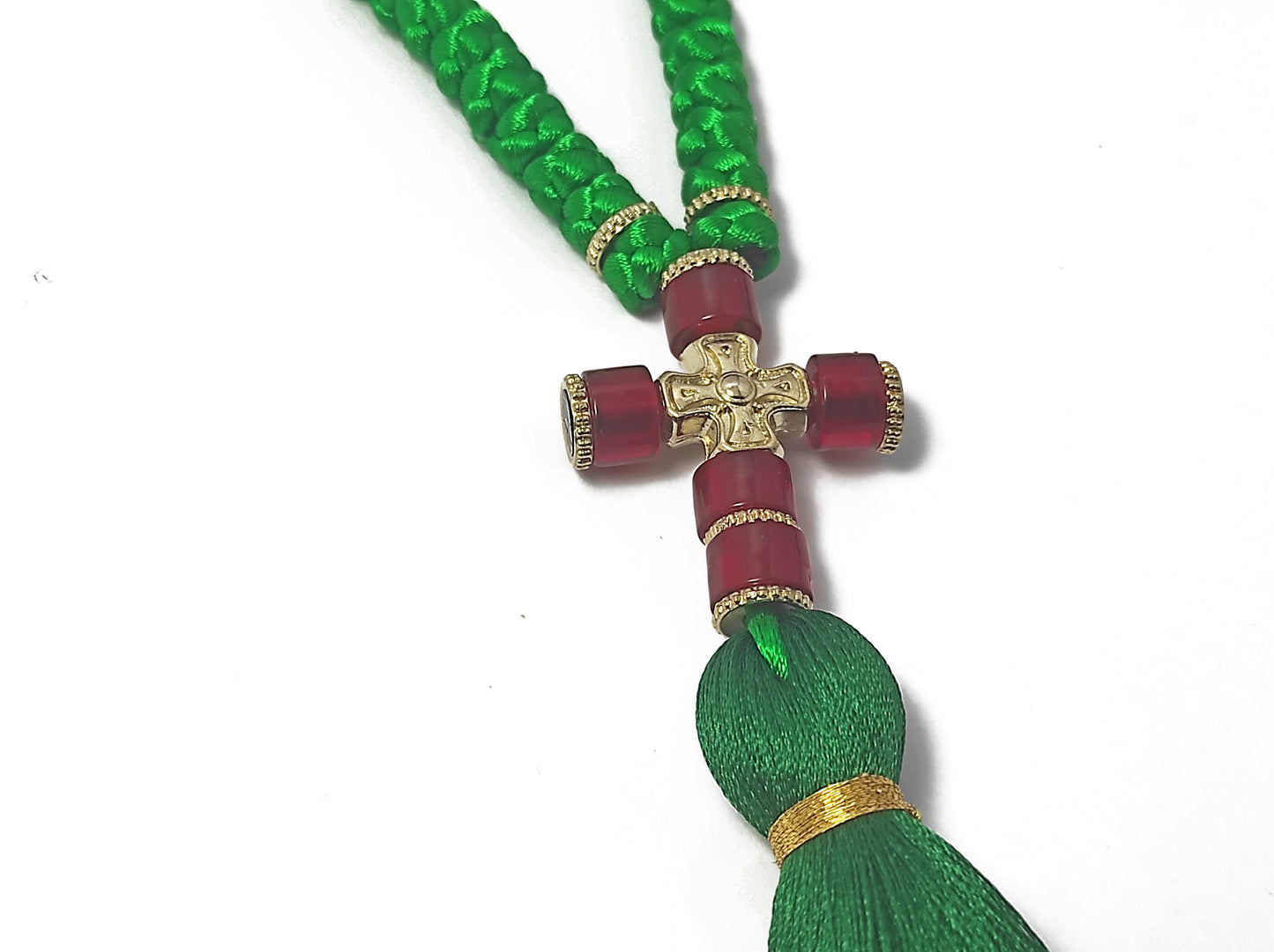 Αγιορείτικο 100αρι Κομποσχοίνι Προσευχής σε Πράσινο Χρώμα  [Δ09]